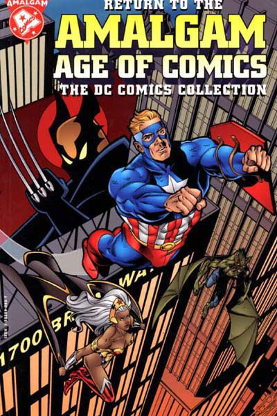 DC vs マーヴル アマルガムコミックス 2冊セット アメコミ 日本語版 