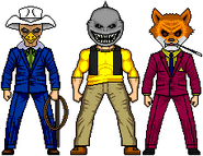 Terrible Enforcers (Buzzard, Bull Shark, Fancy Fox)