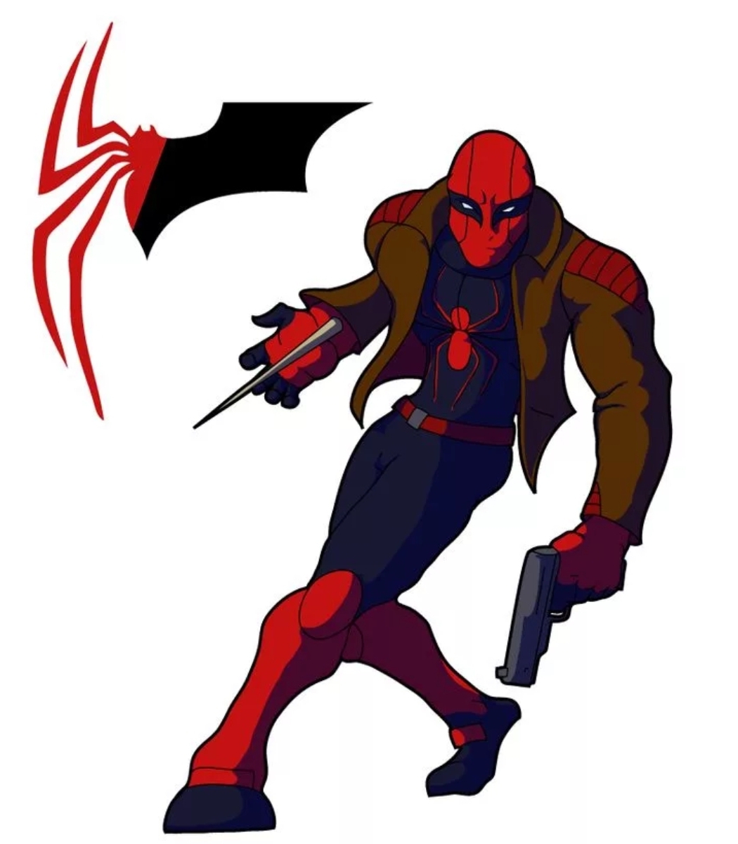 Красный spider man