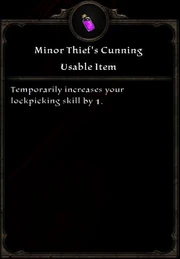 Minor Thief's Cunning