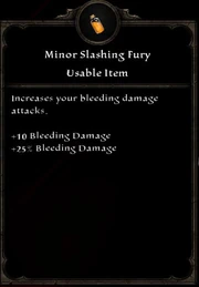 Minor Slashing Fury