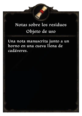 Notas sobre los residuos