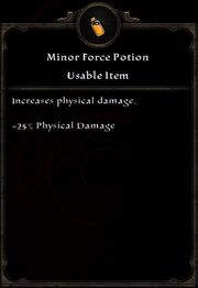 Minor Force Potion