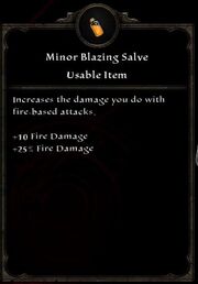 Minor Blazing Salve