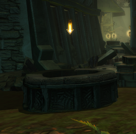 Resting the bones urn