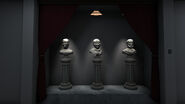 Three statues