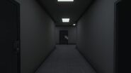 A hallway in the C-wing