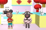 Chinese New Year greeting picture.