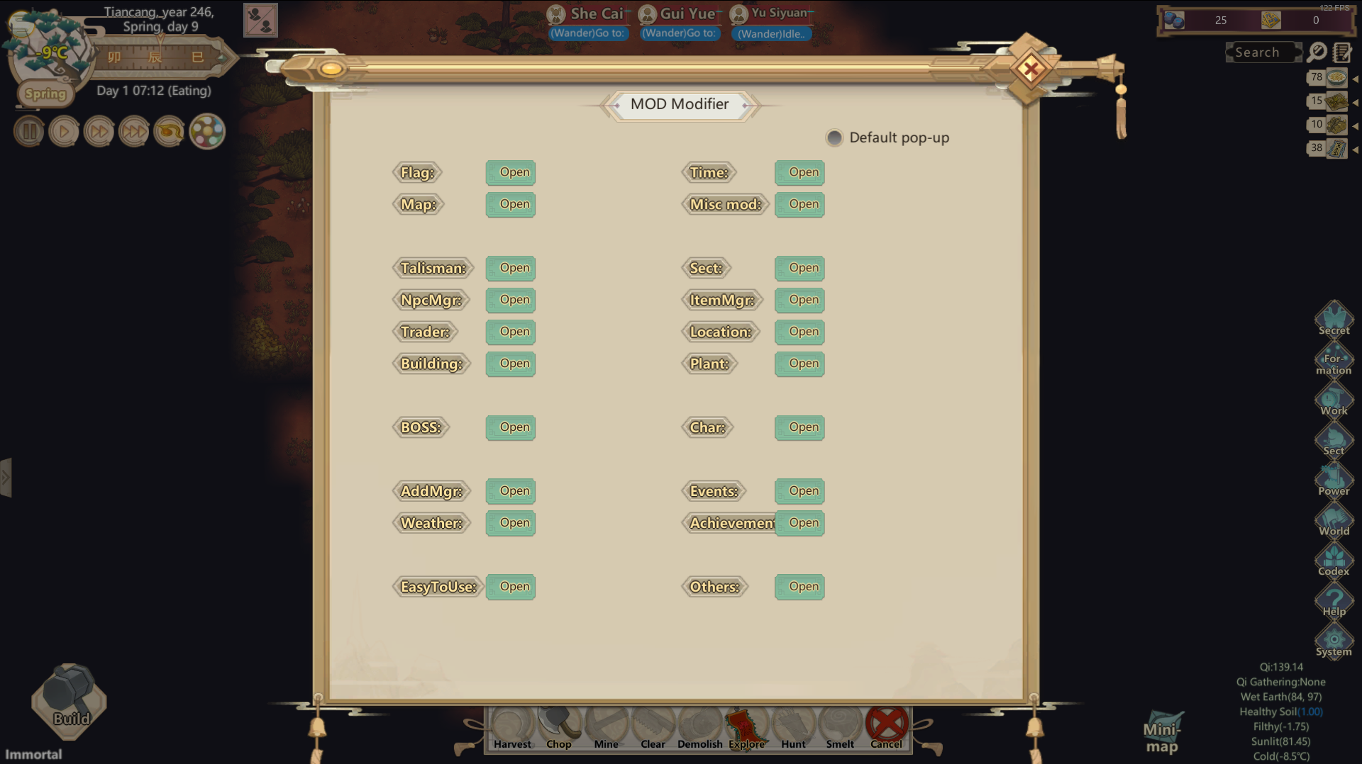 amazing cultivation simulator чит коды. MODModifier Use. amazing cultivation simulator чит коды фото. amazing cultivation simulator чит коды-MODModifier Use. картинка amazing cultivation simulator чит коды. картинка MODModifier Use. Hi, you can enter the game, and find 'System' in right-down corner of the the screen, select 'setting', and tick 'Developer Mode' in it. and then you can use CTRL+F8 to reach console commands.