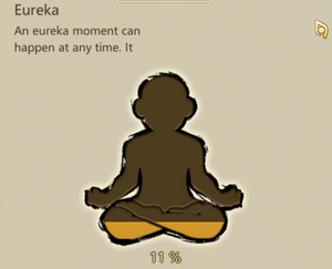 Screenshot of the "Law and Cultivation" profile while undergoing a Void Breakthrough, showing a progress bar in the shape of a character similar to the Foundation one, and a percentage of progress.