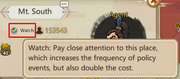 Agency 'Watch' toggle