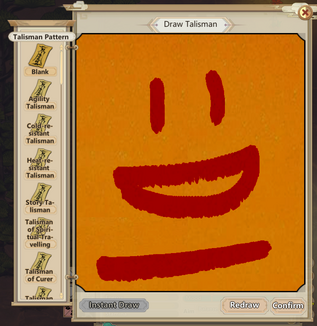 Hand Drawing Talisman
