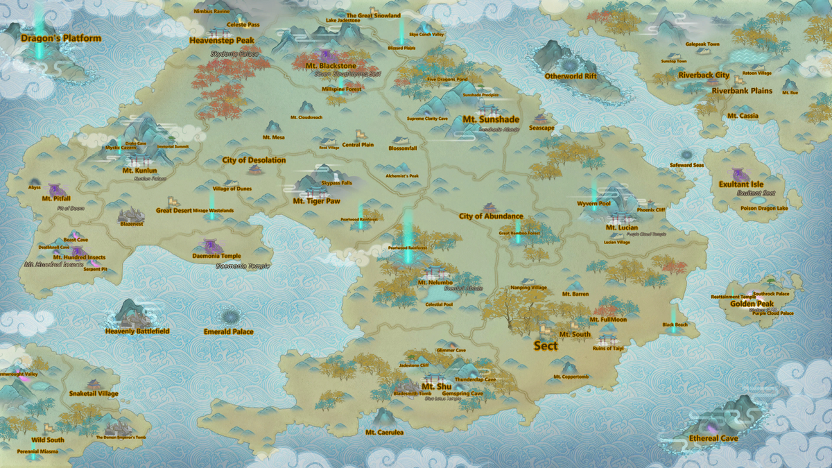 Camp Half Blood - Places: Map Showing 1-3 of 3