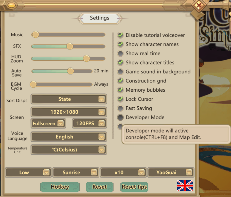 amazing cultivation simulator чит коды. Settings enable Console. amazing cultivation simulator чит коды фото. amazing cultivation simulator чит коды-Settings enable Console. картинка amazing cultivation simulator чит коды. картинка Settings enable Console. Hi, you can enter the game, and find 'System' in right-down corner of the the screen, select 'setting', and tick 'Developer Mode' in it. and then you can use CTRL+F8 to reach console commands.