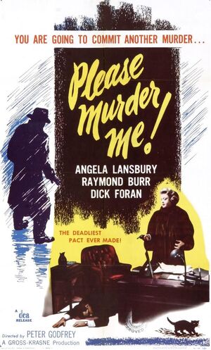 Please murder me 1956 film poster