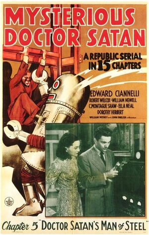 Mysterious Doctor Satan Chapter 5 poster Doctor Satan's Man of Steel