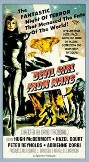 Devil girl from mars film poster