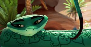 Sahara animated feature film eva snake green
