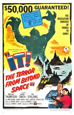 It terror from beyond space poster
