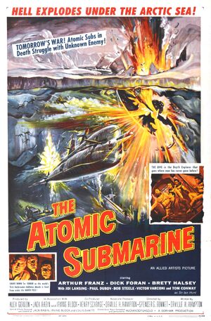 The atomic submarine poster
