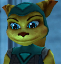 Ratchet and clank going commando angela cross smile