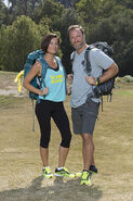 An alternate promotional photo of Logan & Chris for The Amazing Race.