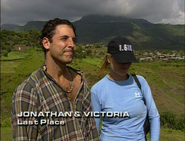 Jonathan & Victoria were eliminated from the race in 6th Place.