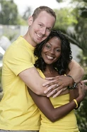 An alternate promotional photo of Brian & Ericka for The Amazing Race.