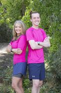 An alternate promotional photo of Denise & James Earl for The Amazing Race.