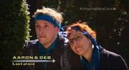 Aaron & Deb are eliminated from the Race in 10th place.
