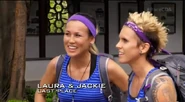 Laura & Jackie were eliminated from the race in 9th Place, becoming The Amazing Race Canada's first international elimination.