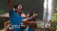 Jason & Amy celebrating that they gotten the first place finish they wanted so badly.