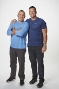 Art & JJ's alternate cast photo for The Amazing Race 31.