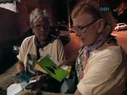 Peggy & Claire going to the Fast Forward on Leg 2.