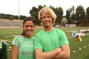 Jessica & John at the starting line.