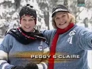Peggy & Claire's opening pose.