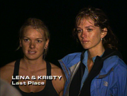 Lena & Kristy were eliminated from the race in 9th place after Lena spent nearly 10 hours without finding the clue.