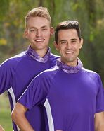 Will and James's alternate promotional photo for The Amazing Race.