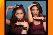 An alternate promotional photo of Erin & Joslyn for The Amazing Race.