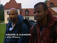 Andre & Damon eliminated after causing major troubles prior to travel to Germany, caused to fall behind the other teams.