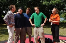 The Linz Family at the finish line.