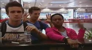 Lyn fighting with Tyler & James in the airport.
