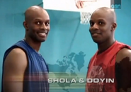 Shola & Doyin's opening pose.