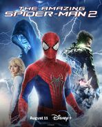 The Amazing Spider-Man 2 Disney+ announcement poster