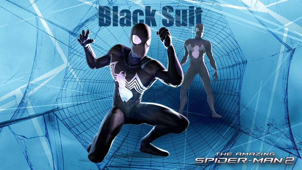 ultimate spider man game black suit