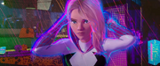 Gwen puts on her mask atsv