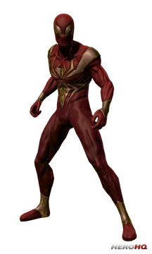 ultimate spiderman iron man suit