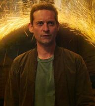 Peter entering another universe