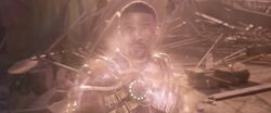 Electro returns to his universe
