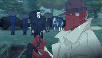 Omni-Man talks to Darkblood